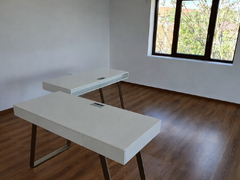 Masa/birou cu blat mare, 3 sertare, stare foarte buna (stoc 2 buc.)